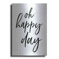 thumbnail image 1 of Luxe Metal Art 'Oh Happy Day' by Susan Ball, Metal Wall Art, 12"x16", 1 of 9