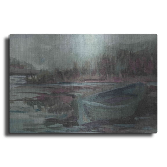 Luxe Metal Art 'Old Fishing Boat' by Kamdon Kreations, Metal Wall Art, 36"x24"