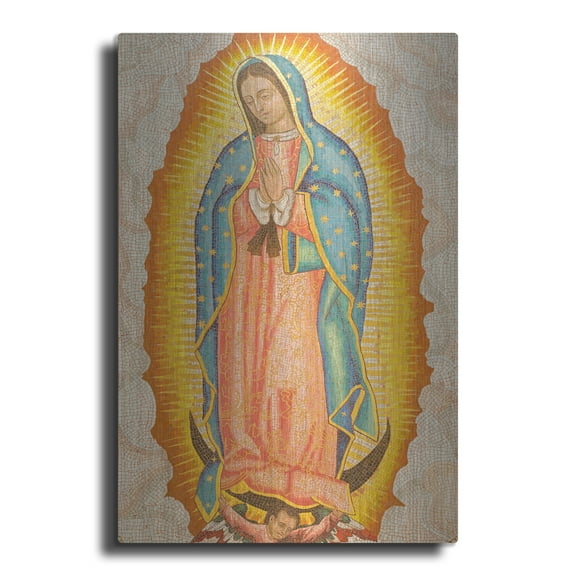 Luxe Metal Art 'Our Lady of Guadalupe' by Luxe Portfolio, Metal Wall Art, 24"x36"