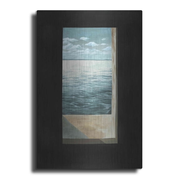 Luxe Metal Art 'Out of the Lighthouse II' by Grace Popp, Metal Wall Art, 16"x24"
