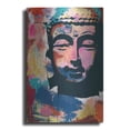 thumbnail image 1 of Luxe Metal Art 'Painted Buddha II' by Linda Woods, Metal Wall Art, 16"x24", 1 of 9