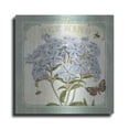 thumbnail image 1 of Luxe Metal Art 'Parisian Flowers II Bees' by Sue Schlabach, Metal Wall Art, 36"x36", 1 of 9