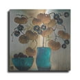 thumbnail image 1 of Luxe Metal Art 'Raku Bowl And Vase' by Margaret Hughlock, Metal Wall Art, 12"x12", 1 of 9