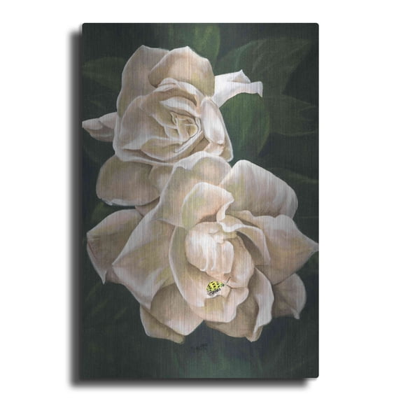 Luxe Metal Art 'Redolent' by Barbara Keith, Metal Wall Art, 24"x36"