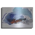 thumbnail image 1 of Luxe Metal Art 'Remote Island No. 3' by Ying Guo, 16"x12", 1 of 7