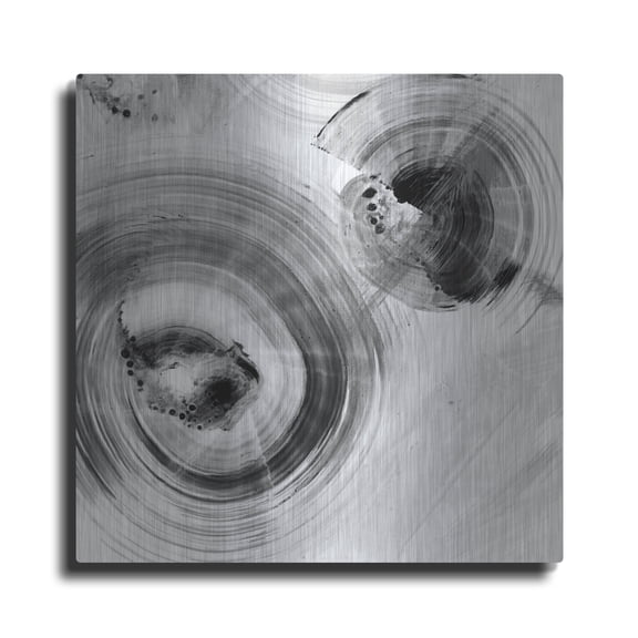 Luxe Metal Art 'Reverse Ripple Effect 1' by Ethan Harper Metal Wall Art, 24" x 24"