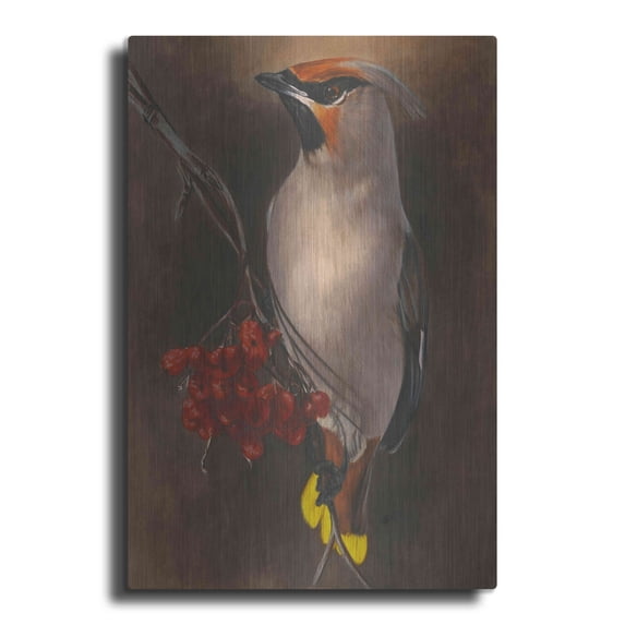Luxe Metal Art 'Righteous' by Barbara Keith, Metal Wall Art, 12"x16"