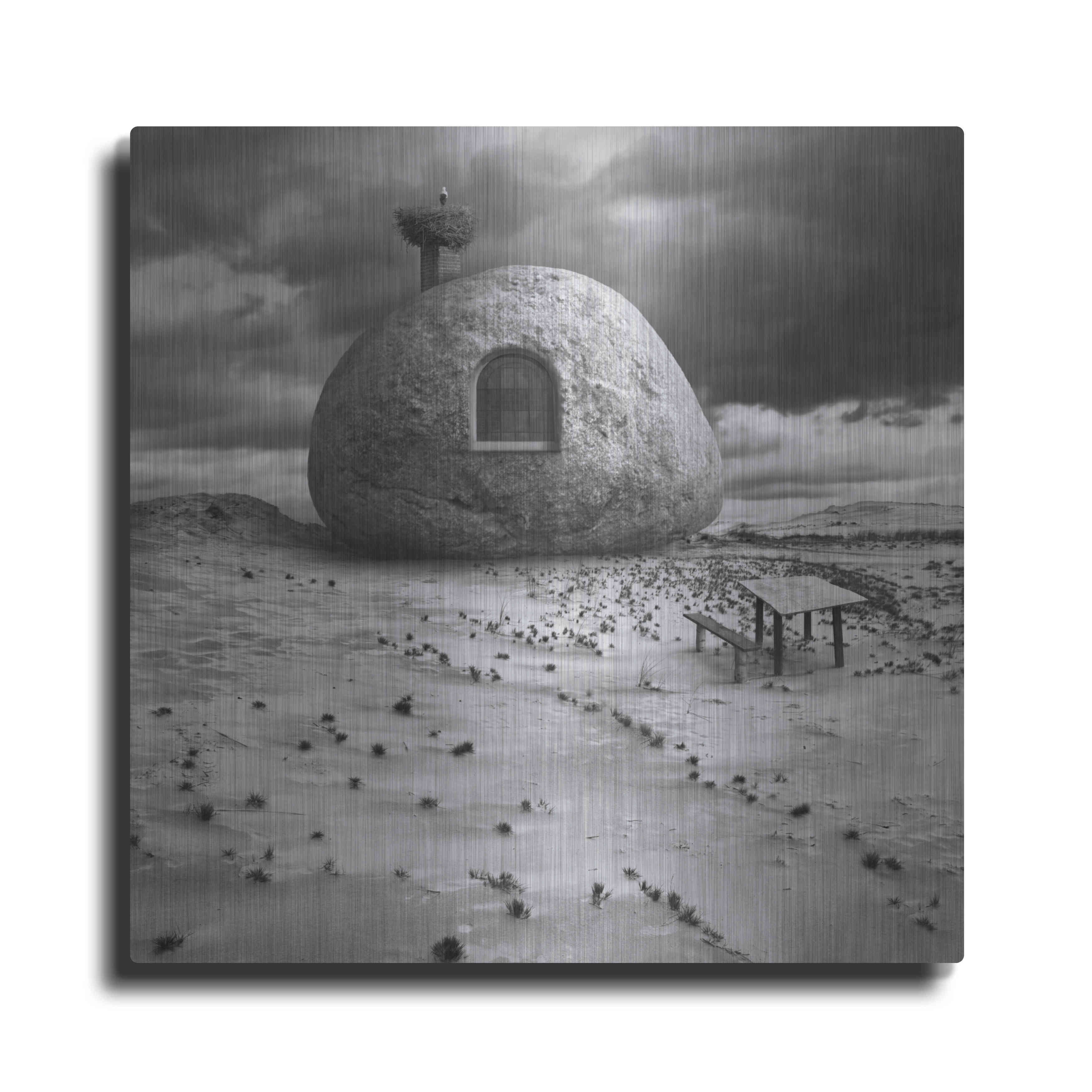 Luxe Metal Art 'Rockhouse' by Dariusz Klimczak, Metal Wall Art, 24