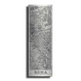 thumbnail image 1 of Luxe Metal Art 'Roma Map Panel on Wood' by Wild Apple Portfolio, Metal Wall Art, 12"x36", 1 of 9