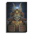 thumbnail image 1 of Luxe Metal Art 'Samurai' by Flyland Designs, Metal Wall Art, 16"x24", 1 of 9