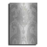Luxe Metal Art Shadow Ikat V by Chariklia Zarris, Metal Wall Art, 16x24
