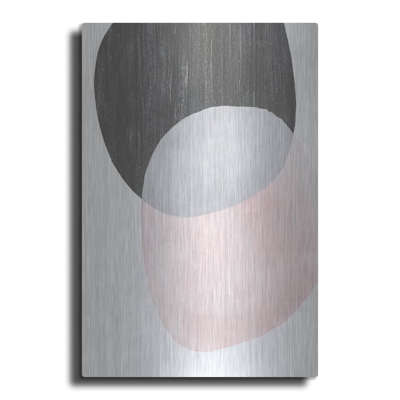 Luxe Metal Art 'Shifting Spheres II' by Grace Popp Metal Wall Art, 12" x 16"