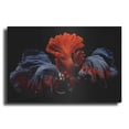 thumbnail image 1 of Luxe Metal Art 'Siamese Fighting Fish' by Epic Portfolio Metal Wall Art, 36"x24", 1 of 9