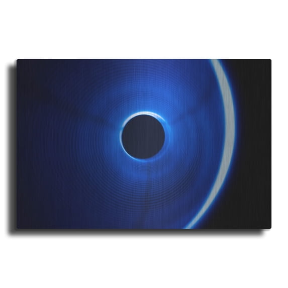 Luxe Metal Art 'Sound Waves' by Luxe Portfolio, Metal Wall Art, 16"x12"