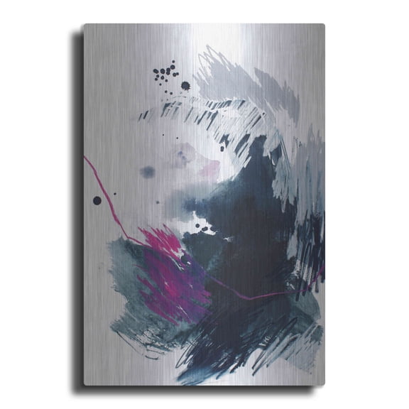 Luxe Metal Art 'Spell and Gaze No. 1' by Ying Guo, 12"x16"