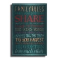 thumbnail image 1 of Luxe Metal Art 'Spice Family Rules I' by Grace Popp, Metal Wall Art, 16"x24", 1 of 9