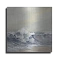 thumbnail image 1 of Luxe Metal Art 'Splashing Wave' by Silvia Vassileva Metal Wall Art, 12" x 12", 1 of 9