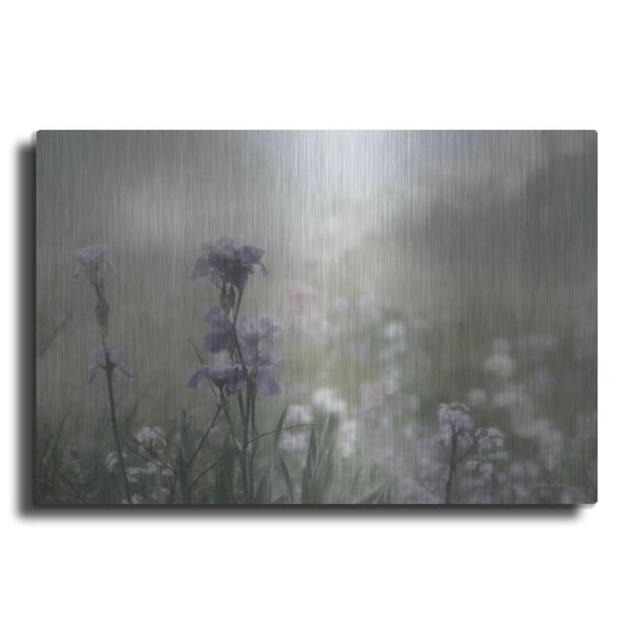 Luxe Metal Art 'Spring Bling' by Lori Deiter, Metal Wall Art, 24"x16"