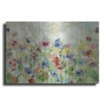 thumbnail image 1 of Luxe Metal Art 'Springtime Meadow Flowers' by Silvia Vassileva, Metal Wall Art, 16"x12", 1 of 1