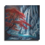 Luxe Metal Art Still Standing by Rey Klimt Metal Wall Art, 12" x 12"