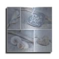 thumbnail image 1 of Luxe Metal Art 'Summer Beach Still Life Collage' by Andrea Haase, Metal Wall At, 36"x36", 1 of 9