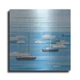 thumbnail image 1 of Luxe Metal Art 'Summer Regatta II' by Emma Scarvey, Metal Wall Art, 24"x24", 1 of 8