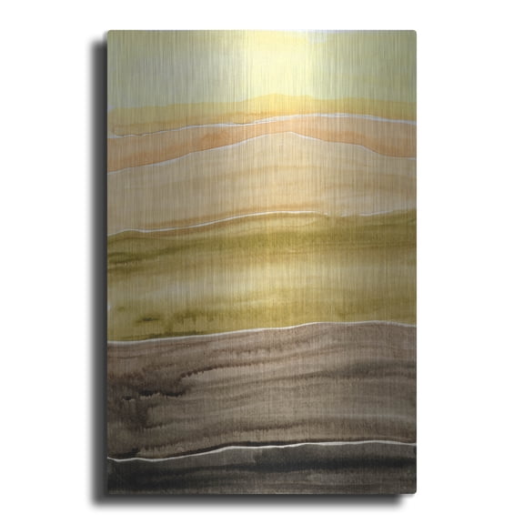Luxe Metal Art 'Sun Dance 1' by Alicia Ludwig Metal Wall Art, 24" x 36"