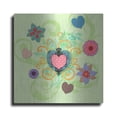 thumbnail image 1 of Luxe Metal Art 'Swirling Big Heart'  by Art Licensing Studio Metal Wall Art, 12" x 12", 1 of 9