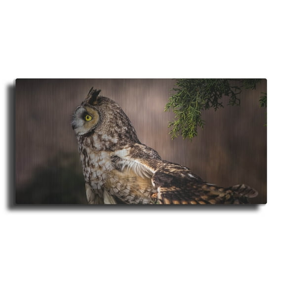 Luxe Metal Art 'Take Flight' by Jonathan Ross, Metal Wall Art, 24"x12"