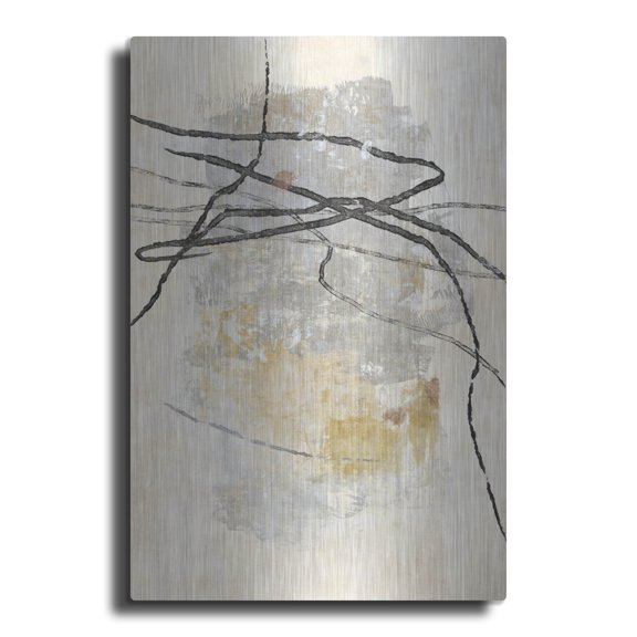 Luxe Metal Art 'Tangle 1' by Suzanne Nicoll Metal Wall Art, 16" x 24"