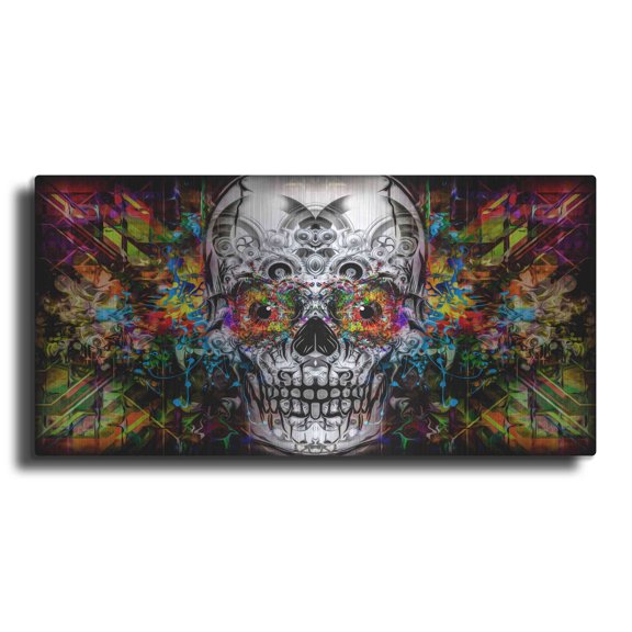 Luxe Metal Art 'The Effect' Metal Wall Art, 48"x24"