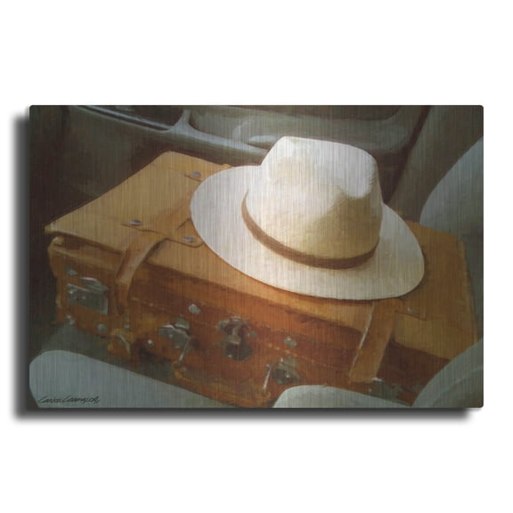 Luxe Metal Art 'The End' by Carlos Casamayor Metal Wall Art, 16" x 12"