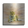 thumbnail image 1 of Luxe Metal Art 'The Leopard 2A' by Ata Alishahi, Metal Wall Art, 12"x12", 1 of 9