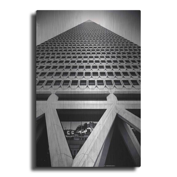 Luxe Metal Art 'The Rise' by Giuseppe Torre, Metal Wall Art, 12"x16"