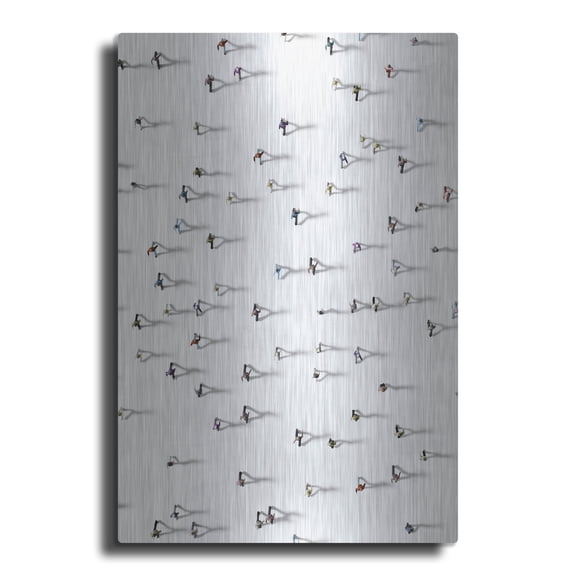 Luxe Metal Art 'Time Passing By' by Luxe Portfolio, Metal Wall Art, 12"x16"