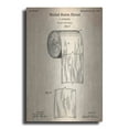 thumbnail image 1 of Luxe Metal Art 'Toilet Paper Roll Vintage Patent Blueprint,' Metal Wall Art, 24"x36", 1 of 9
