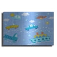 thumbnail image 1 of Luxe Metal Art 'Travel Time' by Viv Eisner, Metal Wall Art, 36"x24", 1 of 9