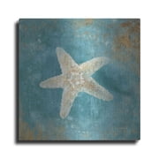 Luxe Metal Art Treasures From The Sea IV by Danhui Nai, Metal Wall Art, 24x24
