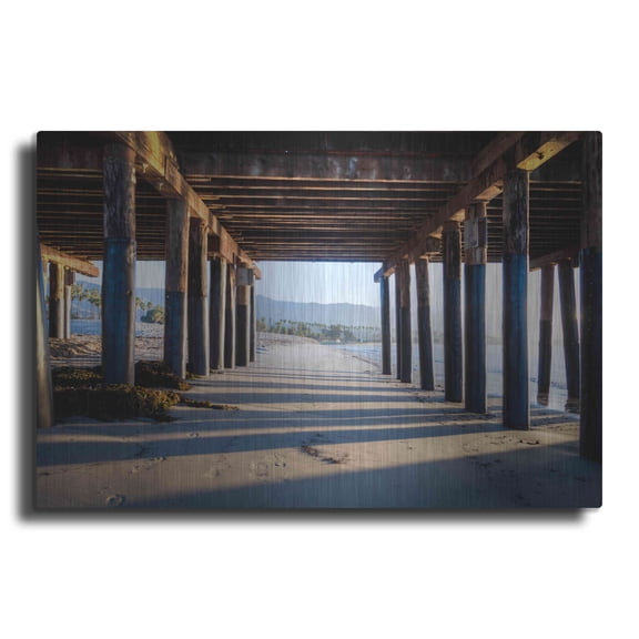 Luxe Metal Art 'Under Stears' by Chris Moyer, Metal Wall Art, 16"x12"