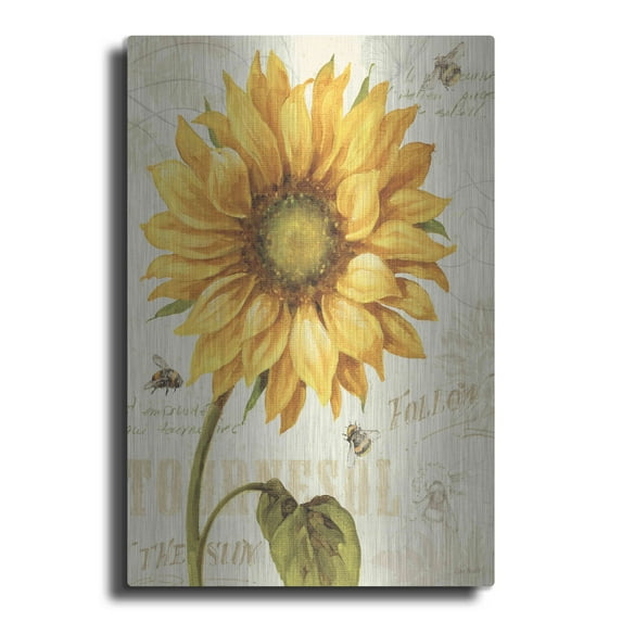 Luxe Metal Art 'Under The Sun I' by Lisa Audit, Metal Wall Art,, 24"x36"