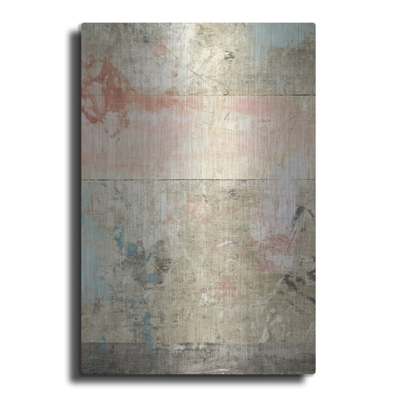 Luxe Metal Art 'Urban Decay No 2' by Suzanne Nicoll, Metal Wall Art, 16"x24"