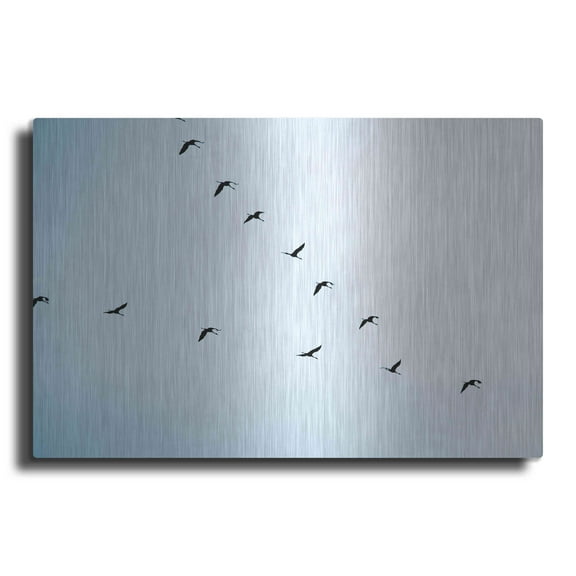 Luxe Metal Art 'V Formation' by Luxe Portfolio, Metal Wall Art, 16"x12"