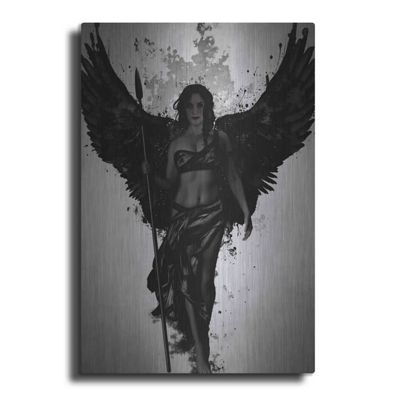 Luxe Metal Art 'Valkyrja' by Nicklas Gustafsson, Metal Wall Art, 24"x36"