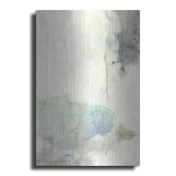 Luxe Metal Art 'Water Weed 1' by Art Licensing Studio Metal Wall Art, 12" x 16"