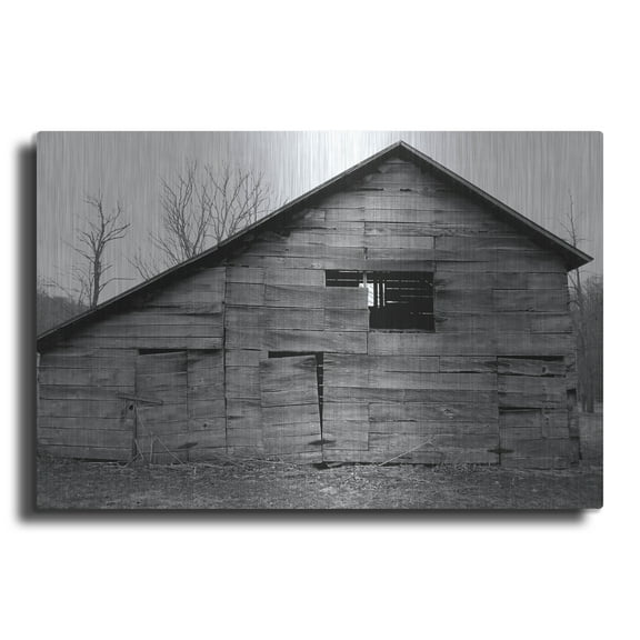 Luxe Metal Art 'Weather Worn 3' by Alicia Ludwig Metal Wall Art, 16" x 12"