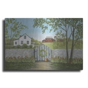 Luxe Metal Art Welcome Home by Tanya Nyp Metal Wall Art, 36" x 24"