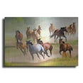 thumbnail image 1 of Luxe Metal Art 'Wild Horses Running' by Ata Alishahi, Metal Wall Art, 24"x16", 1 of 8