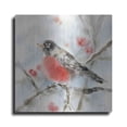 thumbnail image 1 of Luxe Metal Art 'Winter Robin' by Katrina Pete, Metal Wall Art, 36"x36", 1 of 9