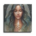 thumbnail image 1 of Luxe Metal Art 'Wishing on a Star' by Tanya Mavric, Metal Wall Art, 12"x12", 1 of 9