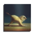 thumbnail image 1 of Luxe Metal Art 'Yoga Chick Mule Kick' by Lucia Heffernan, 24"x24", 1 of 8